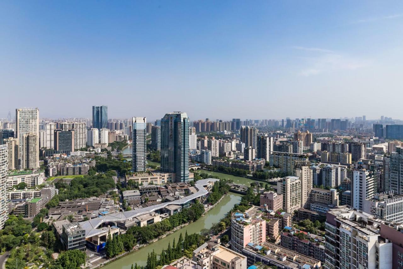 Tianfu In Service Apartement Ченду Екстер'єр фото